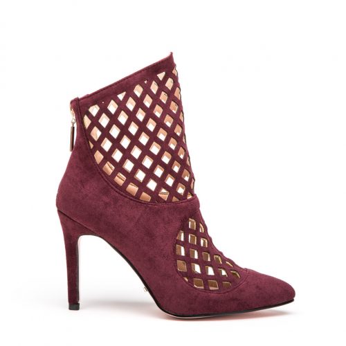 burgundy ankle boots