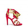 red wax heels