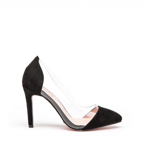 black suede pump prestige